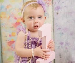 Annabella turns 1 tomorrow Thank you team !!!