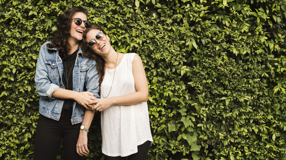 Happy women after CMV test