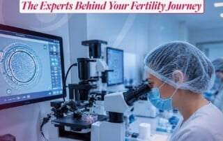 Women Examine Through Microscope